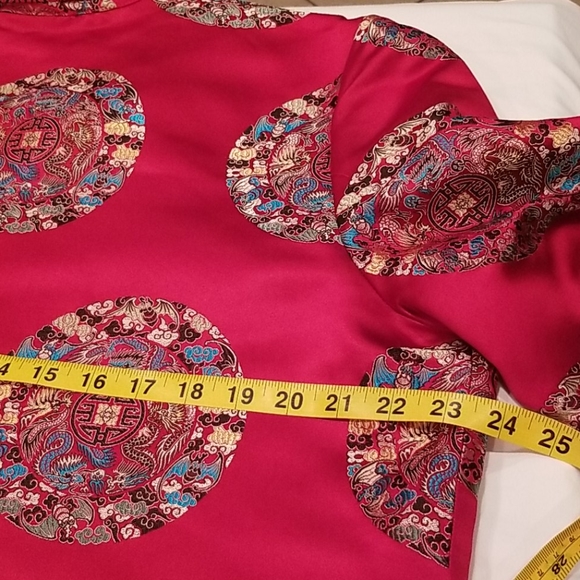 COPY - VINTAGE 70's/80's Chinese Brocade Silk Jacket - Picture 7 of 13